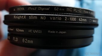 Filtre 62mm + polarizačný filter - 2