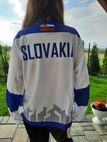 Hokejový dres Slovensko biely - 2