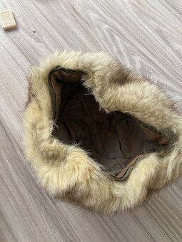 Kožušinová čiapka + šál z pravej lísky - 2