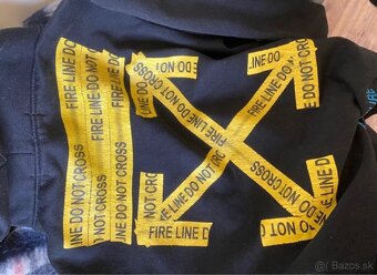 Off White “Do Not Cross” line Mikina - 2