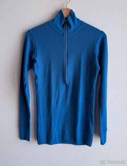 Zánovný merino rolák Devold Wool Mesch 190 Zip Neck Man - 2