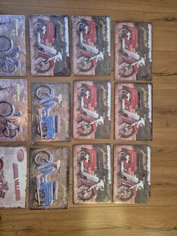 Retro plechové cedule JAWA - 2