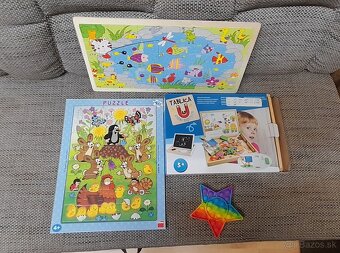 Mix hračiek, vkladacky, pop it - 2