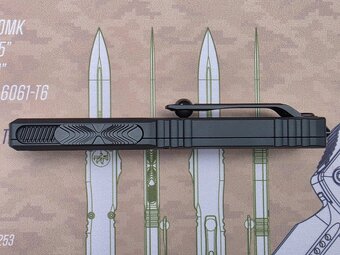 Microtech Ultratech ZBP Black Hellhound Blade - 2