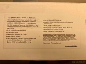 iMac 21.5 4K late 2019, 6 jadier, 3GHZ, 1TB FD - 2