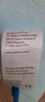Predám plišova hračka škoda octavius - 2