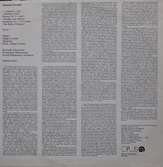 Retro gramofónová LP platňa Antonín Dvořák - 2
