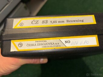 CZ 83 nestrielaná - 2