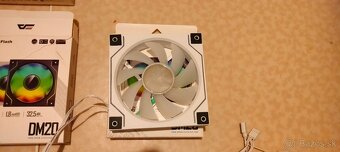 Ventilátor-Darkflash DM20 - 6 kusov - biela farba - 2