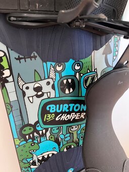 Snowboard Burton 130 cm + boty DC - 2