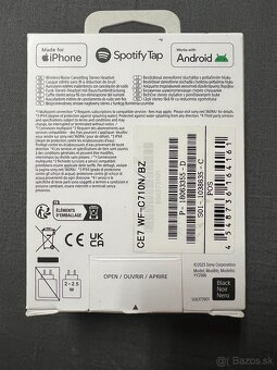 Sony Noise Cancelling WF-C710N, čierne - 2