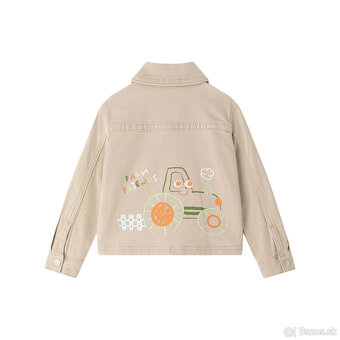 Chlapčenská džínsová bunda – béžová – nová - 2