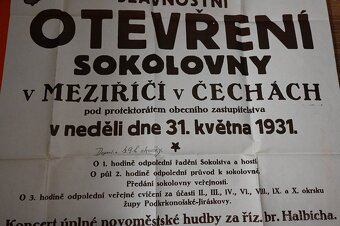 Plagát SOKOL 1931 - 2