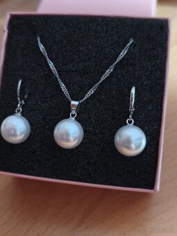 Šperková súprava zo striebra 925 s perlami - 2