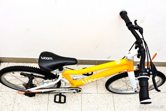 Na preda ultraľahký bicykel WOOM 4 žltý - 2