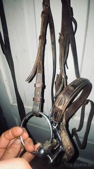 Predám uzdečku Stübben - hnedá koža - veľkosť Full - 2