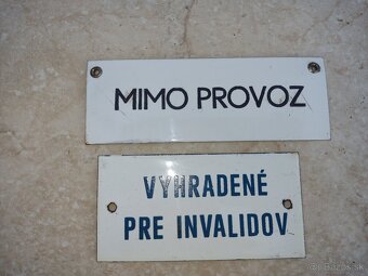 Predám retro oznamovacie tabuľky - 2