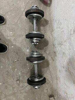 Činky jednoručky 2 x 20 kg - 2