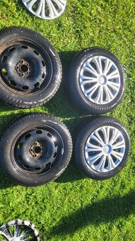 Zimné pneumatiky 185/60 R15 + plechové disk - 2