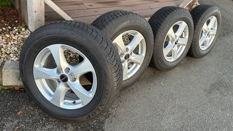 Alu disky Borbet R16 + zimné Dunlop KIA Sportage - 2