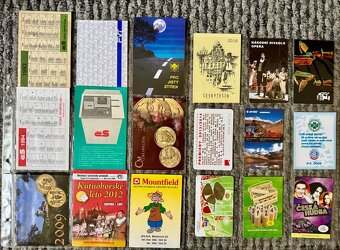 Vreckové kalendáriky ČR rôzne - 91ks - 2