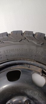 Predám pneumatiky na Daciu 215/65 R16 103/100 - 2
