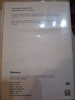 Volkswagen SD karta navigácia - 2