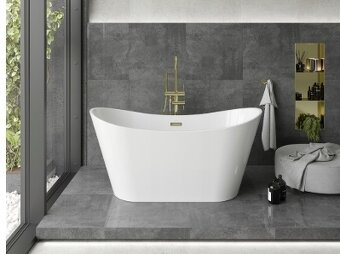 Voľne stojaca vaňa Mexen 150x72 + syfon - 2