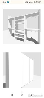 Vstavaná skriňa 3m - 2