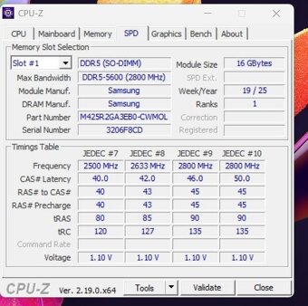 DDR5-5600 SO-DIMM RAM do notebooku 32GB /2x16/ Samsung - 2