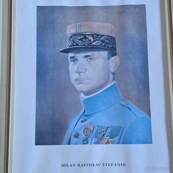 Originál obraz generála M.R.Štefánika - 2