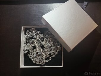 Náhrdelník s priesvitnými gorálkami + krabička - 2