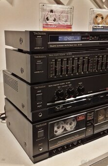 Zostava TECHNICS tuner, equalizer, zosilnovac, 2-deck = A03 - 2
