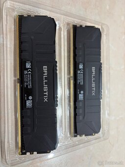 Predám RAM Crucial Ballistix Black 2x8gb KIT - 2