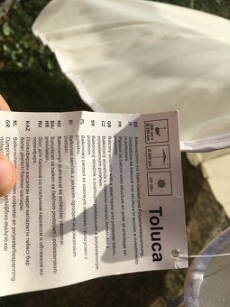 Balkónový slnečník Toluca Ø 200 cm s kĺbom - 2