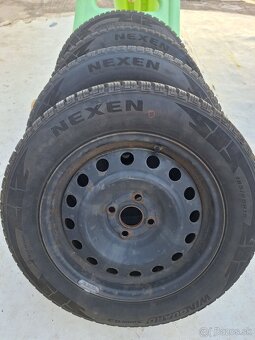 Sada zimných kolies 185/65R15 na plechových diskoch - 2
