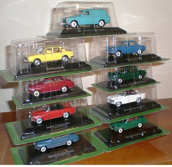 ŠKODA MODELY  II. , 1:43 , DE AGOSTINI - 2