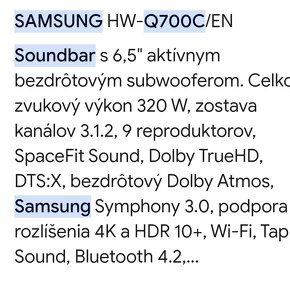 Soundbar Samsung HW-Q700C - 2