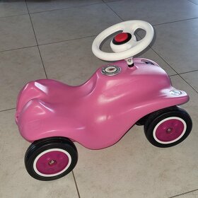 Odrážadlo auto New Bobby Car BIG s klaksónom ružové - 2