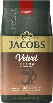 Jacobs Velvet zrnková káva 1000g - 2