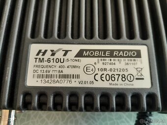 Hytera TM610u UHF - 2