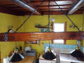 Drevený lustre - 2