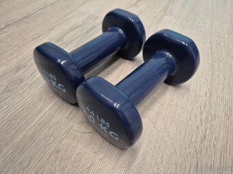 ČINKY NA FITNESS 2 × 1 KG ZELENÉ, 2 × 2 Kg – MODRÁ - 2