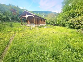 REKREAČNÁ CHATA - DOMČEK / ŠÍPKOV / DREVOSTAVBA / POZEMOK 1 - 2