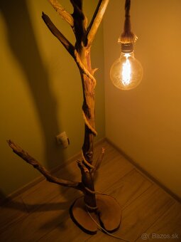 Drevená lampa - 2