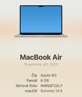Apple Macbook Air M2 15" 512GB - 2