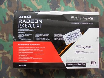SAPPHIRE PULSE Radeon RX 6700 XT 12G. - 2