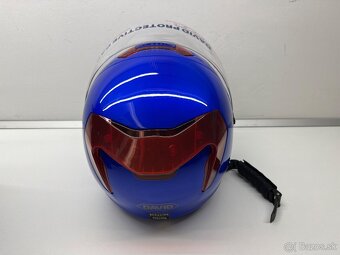 prilba David Model 020 so slnečnou clonou, modrá, veľkosť S - 2