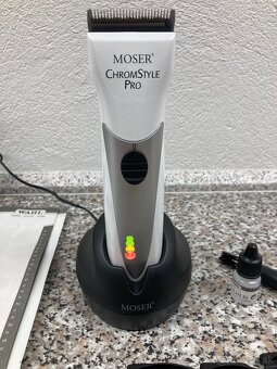 Predám Moser /Wahl/ ChromeStyle Pro biely - 2