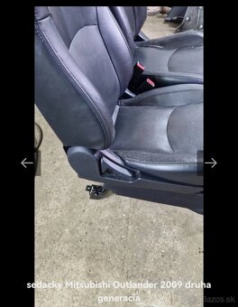 Sedacky Mitsubishi Outlander 2 generacia, 1 facelift 2009 - 2